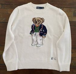 Ralph Lauren Polo-Bär & Flaggenpullover