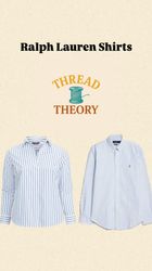 Ralph Lauren Shirts— Plain and Stripes
