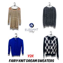 Y2K Fairy Knit Dream Sweater - EV0711