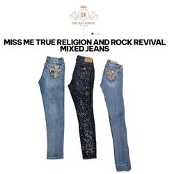 Miss Me True Religion et Rock Revival Jean Mixte