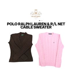 Polo Ralph Lauren and R/L NET CABLE SWEATER