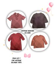 Mixed Style Vintage Blouse Tops - Y2K Edition (VR-..