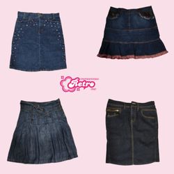 Y2K Bestseller Denim-Midirock (Aug-06)