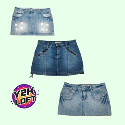 Y2K Bestseller Denim-Minirocke