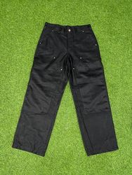 Pantalons noirs à double genou style Rework Carhar..