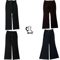 Pantalons formels évasés de bureau Y2K (RW-613)