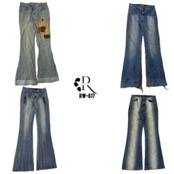 Jean en denim unique de l'ère Britney Y2K (RW-617)