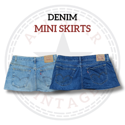 Jupes courtes en denim
