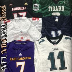 NFL, NHL, NBA offizielle Sporttrikots (fnc:538)