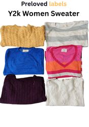 Y2K Branded Women’s Sweater Bundle – WCV: 342