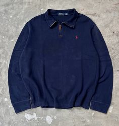 Polo Half Zip 1/4 Sweater