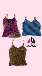 Y2k Shine Bright Paillettentop (M-043)
