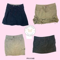Trendy Cotton Mini Cargo Skirt | Street Style Esse..