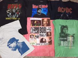 Camisas de música vintage CR4715