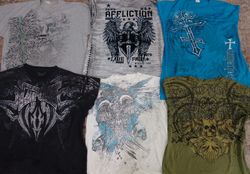 CR4717 Camiseta Vintage de Calavera
