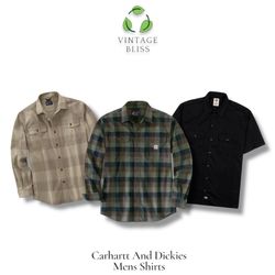 Carhartt And Dickes Button Up Shirt