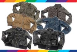 Veste en cuir Y2K pour hommes et femmes