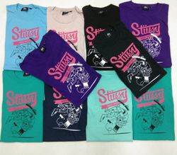 CR4727 リワークスタイル ステューシー プリント Tシャツ