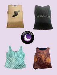 Tops sans manches style italien Y2k (M-508)
