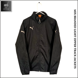 MIX VESTES DE PISTE AVEC ZIP LÉGERES MARQUÉES (BLO..