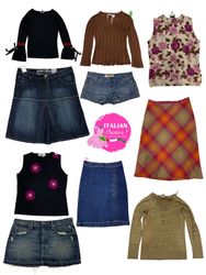 Blusas mistas no estilo retro Y2K