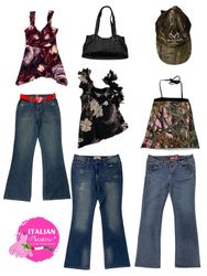 Pacote de vibe streetwear Y2K