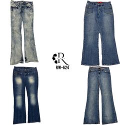 Jeans de Denim da Era Y2K da Britney (RW-624)