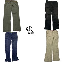 Calças de Algodão Estilo Cargo Y2K (RW-627)