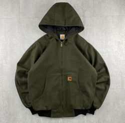 Carhartt Rework Style Grüne Jacke
