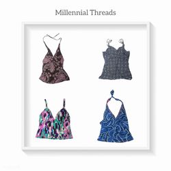 Y2K Vibes Cami Tops (MT-022)