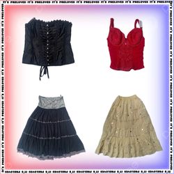 Bohemian Fairy Tops and Skirts (SS-1114)