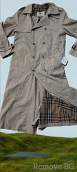Casaco Burberry longo