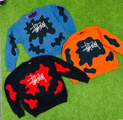 Rework style stussy sweatshirts