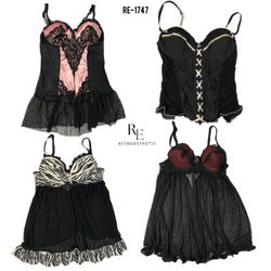 Top Y2K Gothic Baby Dolls (RE-1747)