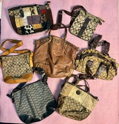 Bolsas vintage Coach Y2K 7 peças