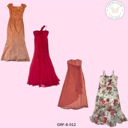 Vintage Y2K Pink Print Dress | 2000s Aesthetic Pol..
