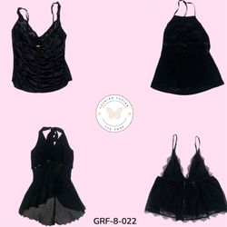 Camisola Preta Estilo Y2K | Estética Minimalista R..