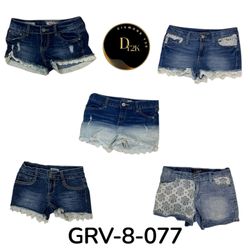 Denim mini short (GRV-8-077)