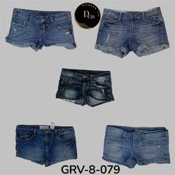 Y2k denim mini shorts ( GRV-8-079)