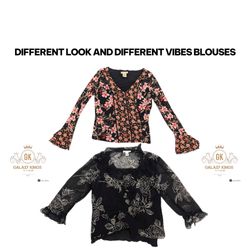 BLUSA DE MANGA LARGA DIFERENTE LOOK DIFERENTES VIB..