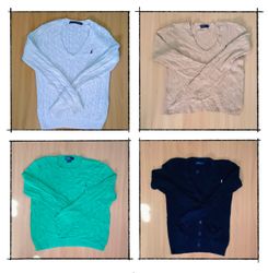 JA 0318 Ralph Lauren Cable Knit Sweaters