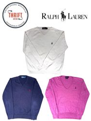 T1256 Ralph Lauren V-Neck Sweaters