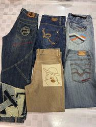 R103 Bolsa Masculina Jeans Baggy Hip Hop