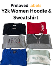 Y2K Branded Women’s Hoodie & Sweatshirt Bundle – (..
