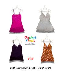 Conjunto de Camisola de Seda Y2K - FFV 0021