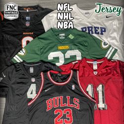 Jersey ufficiali sportivi NFL, NHL, NBA