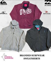 Branded Surfwear Sweatshirts Including QuikSilver,..