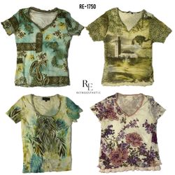 Y2K Nature Vibe Sleeveless Tops (RE-1750)