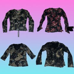 Y2k Mesh Langarmoberteile (TT 150)