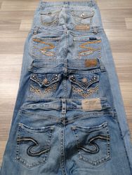#109 Ladies Y2K Flared Jeans -11